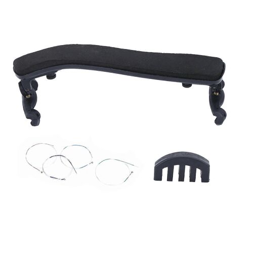 3 En 1 Violon Pièces Kit Épaule Repose-Mains Muet Corde Instruments De Musique Accessoires