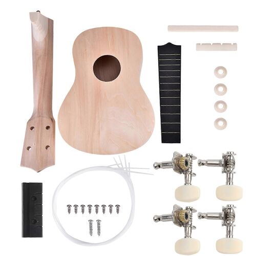 21inch Basswood 4 String Ukelele Diy Kit Accessoire D'instrument