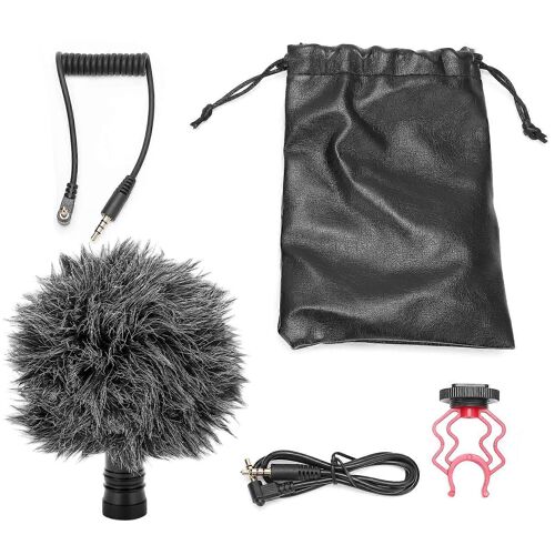Cardioïde pointant microphone métal petit équipement audio léger pour la diffusion en direct