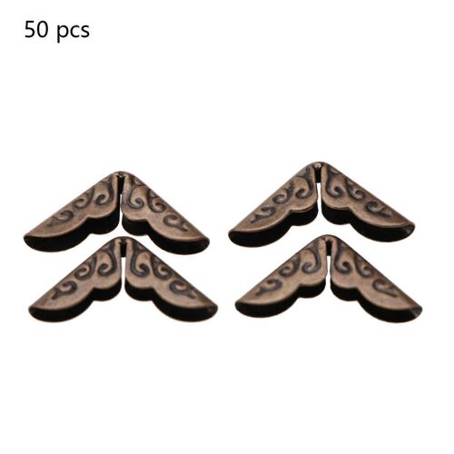 Lot De 50 Protections D'angle Pour Scrapbooking,Album Photo Vintage,Agenda,Bronze