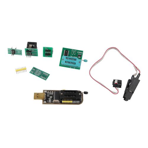 CH341A Programmeur USB SOP8 Clip de test 1.8V Adaptateur SOP8 vers DIP8 Module de conversion