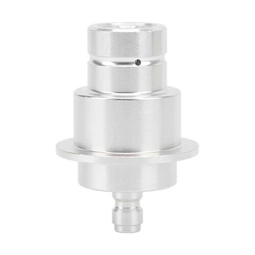 Alliage d'aluminium CO2 Adapater 0,3 pouce Déconnexion rapide Résistant à l'usure Connecteur de machine à soude de haute dureté Argent