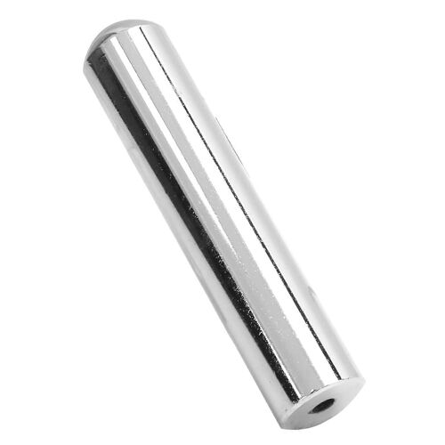 Guitare Slide Bar En Acier Inoxydable Cylindrique Curseur Instrument De Musique Jouant Accessoiressilver