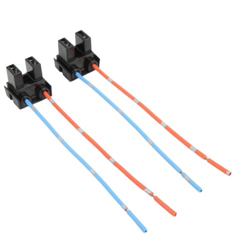 Paire H7 Phare Ampoule Réparation Prise Connecteur Câblage Harnais Cuivre Rouge Résistance À La Chaleur