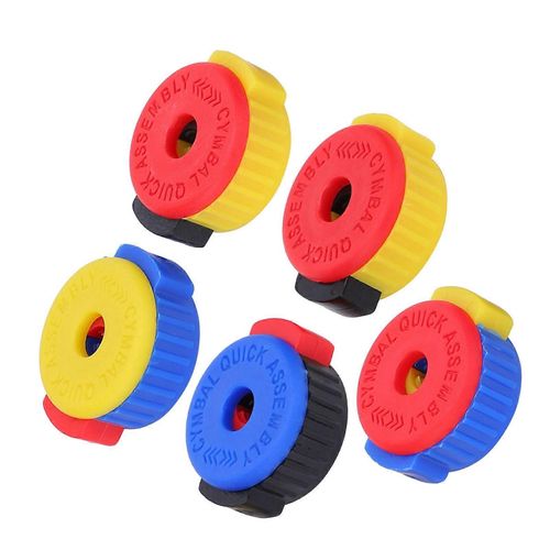 5 Pcs Tambour Écrou À Dégagement Rapide Cymbale Installation Retrait Support Bouchon À Vis Fixation Boucle