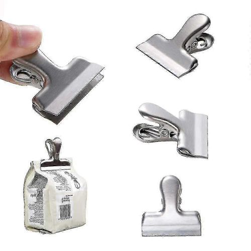 1,5' 10pcs moins de clips de sac en acier,prise serrée