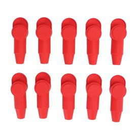 Lot De 10 Cache-Bornes En Silicone Rouge Pour Alternateur,Protection De Borne De Batterie,Remplacement Pour Fil 10-2 Awg
