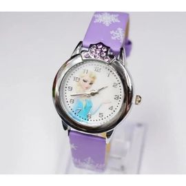 Montre Numérique - Frozen - La Reine Des Neiges - Violet - Enfant - 23 Cm