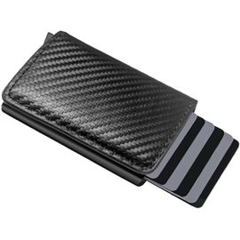 meimie-Porte Cartes Pour Homme Et Femme,Portefeuille Homme Minimaliste,Blocage Rfid Portefeuille Carte Bancaire,Etui De Carte De Visite Slim,Pince À Billets Solide