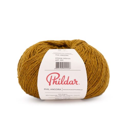 Pelote D'angora Vaporeuse - Phil Angora ¿ Fil Luxueux Effet Angora ¿ Phildar. Color : Vert Olive