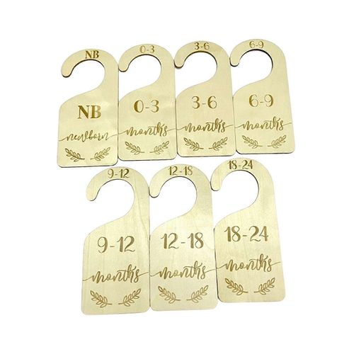 7 Pcs Baby Hangers Diviseur Armoire Pour Nourrisson