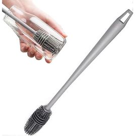 Brosse À Biberon,Brosse De Nettoyage De Biberon En Silicone Souple À Long Manche.