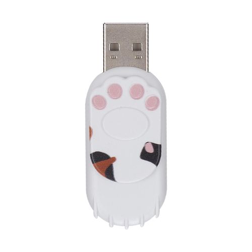 Clé USB portable mignon patte de chat en forme de clé USB clé USB pour le stockage d'informations transfert de données cadeau coloré cool 16GB