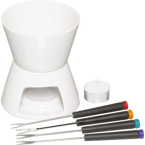 JEXNOVASHOP-Chocolate Fondue Set with Ceramic Pot