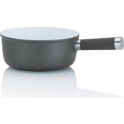JEXNOVASHOP-Kela 16571 Meyrin Caquelon à fondue à fromage Cast Aluminium Gris 21 x 21 x 9 cm 1 L