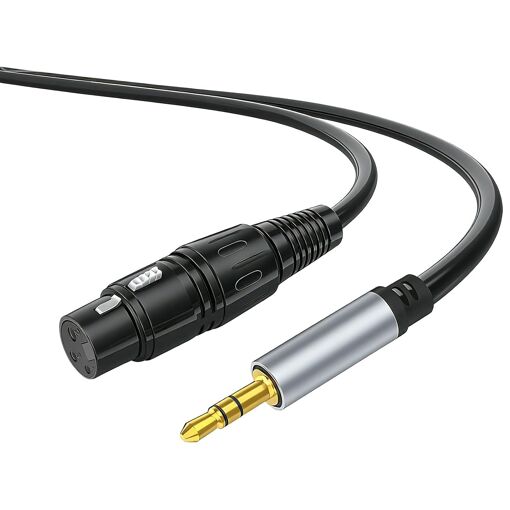 Câble Audio 2XLR Mâle Vers 2RCA - 3m HiFi Adaptateur XLR Pour Micro Et Amplificateur