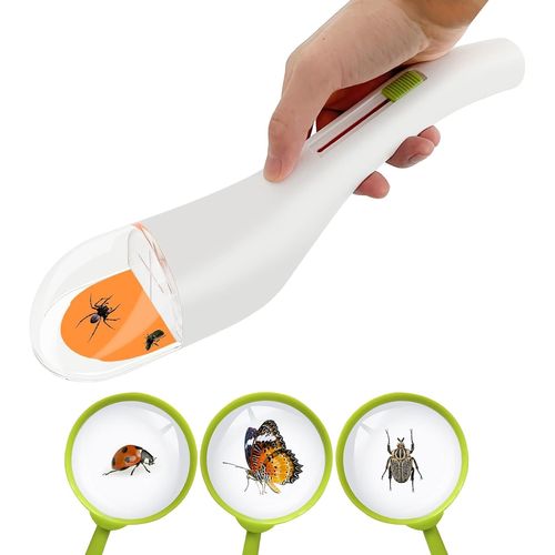 ASFASFq-Attrape-Insectes, Attrape Araignée avec Loupe, Attrape Insecte, Facile à Attraper et Observer Insecte Vivants, Pièges Antiparasitaires pour Protection du Jardin Contre Les Insectes