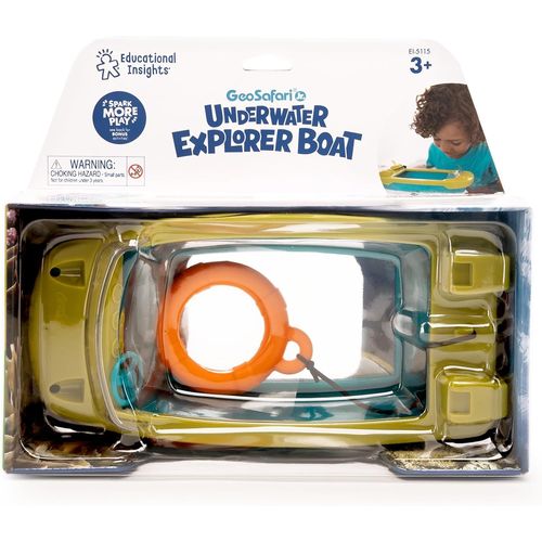 Learning Resources Bateau-loupe d'exploration sous-marine GeoSafari Jr,Centre