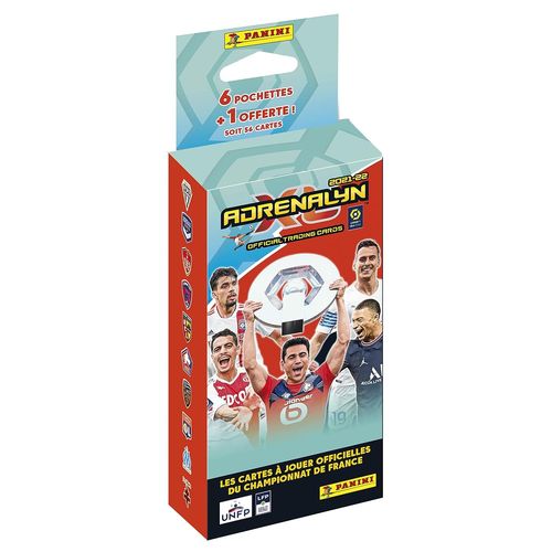 Panini France Sa Ligue 1 Uber Eats Adrenalyn Xl 2021-22 Trading Cards-Blister De 6 Pochettes + 1 Offerte