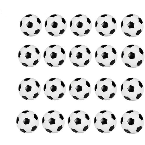 ASFASFq-JZK 20PCS 32mm Balles de Table Baby Foot en Plastique Accessoires Table Football pour des Enfants et des Adultes faveurs de fête d'anniversaire, remplisseurs de Sac de Partie