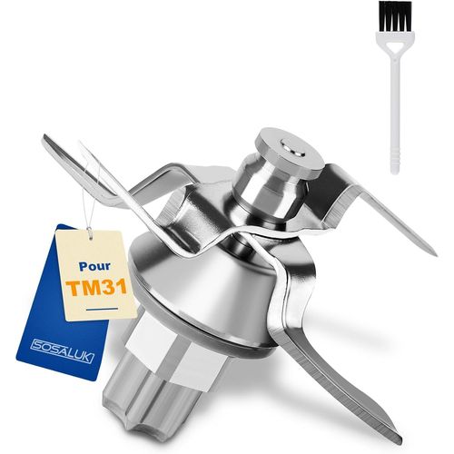 ChicSlick-Groupe Couteaux Lame Compatible Avec Vorwerk Thermomix Tm31 Couteau Mélangeur En Acier Inoxydable Accessoire De Remplacement Robot Cuisine[X995]