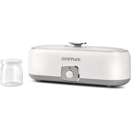 SUBZONAL-G10133 Fermento 4 Yaourtière, Plastique Verre, Blanc