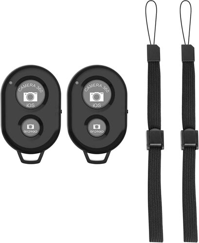 Télécommande Bluetooth D'obturateur De Caméra Vec Agonne, Cliceur Photo Bluetooth Compatible Avec I-Os Et An Oid/Phone/Pad/Et Autres[2pcs][Gopro4228]