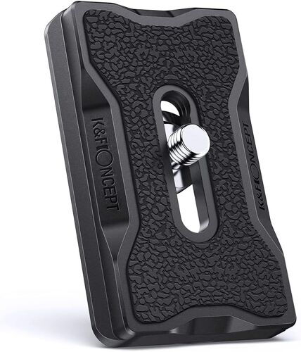 Plateau Rapide 1/4"" Adaptateur De Plaque Dégagement Rapide Trépied Attache En Aluminium Pour Appareil Photo Dsrl Rotule Trepied