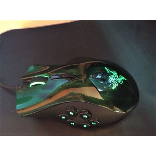 Razer Naga Hex EDition Limitee RARE DEMON GREEN 11 Boutton