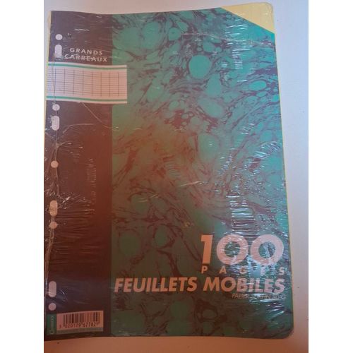 2 Paquets Feuilles Mobile Jaune