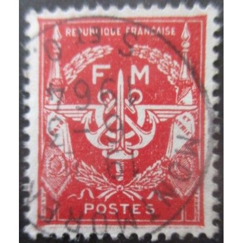 France Franchise Militaire N°12 Oblitéré