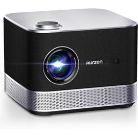 WCHI-[App Intégrée] Vidéoprojecteur 2025 Rétroprojecteur Portable Mini Projecteur Dual Contrôle Avec Souris Android Tv Wifi 6 Bt5.2 180° Rotation Hdmi/Tv Stick/Usb/Ps115,Avec Hdmi Et Souris