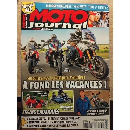 Moto Journal - Numéro 2372 - A Fond Les Vacances !