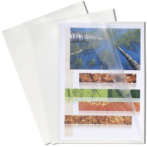 Exacompta Sachet 100 Pochettes Polypropylène Grainé 12/100e - A4 Cristal