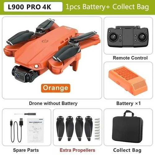 Ore-Drone L900 Pro Max Gps 4k Professionnel Pour Touristes,Caméra 5g,Wifi,Évitement D'obstacles À 360 °,Sans Balais,Quadrirotor Pliable,Rc,Nouveau-O Pro Bag--Générique