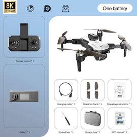 Ore-Nouveau S2s Mini Drone Professionnel 8k Hd Caméra Mouche 25min Évitement D'obstacles Sans Brosse Pliable Quadrirotor Flux Optique Rc Dron-Wide Angle 8k--Générique