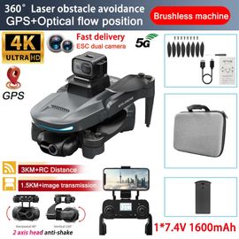 Ore-Drone D'origine L200 Pro/Max Gps 4k Caméra À Cardan Avec Évitement D'obstacles Sans Brosse 5g Wifi Rc Fpvquadcopter Mini Drones-L200 Pro Max-Oas--Générique