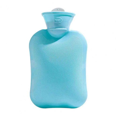 Bouillotte Optique Avec Sac En Caoutchouc,Chauffe-Eau D'hiver,Couleur Aléatoire,2000ml - Type 500ml #D