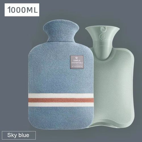 Sac Bouillotte Rempli D'eau Pour Femme,Abdomen Chaud,Isolation Des Mains Et Des Pieds,Accessoires De Pêche En Plein Air,1000 Ml,2000ml - Type Blue 1000ml