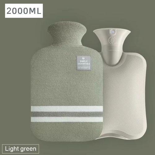 Sac Bouillotte Rempli D'eau Pour Femme,Abdomen Chaud,Isolation Des Mains Et Des Pieds,Accessoires De Pêche En Plein Air,1000 Ml,2000ml - Type Green 2000ml