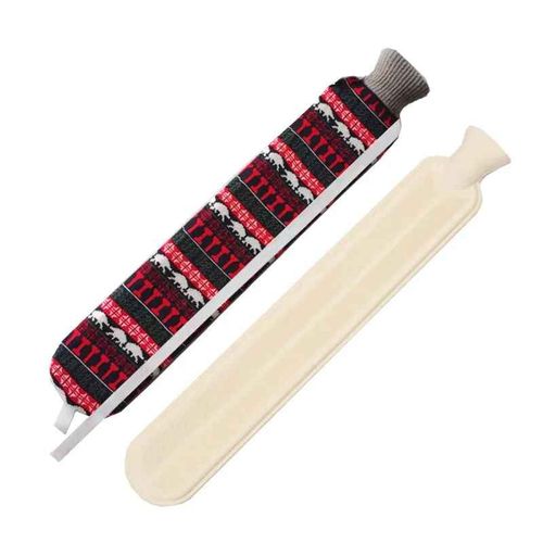 Bouillotte Longue Avec Couverture Souple Pour Femme,Sac D'eau Pour Le Cou,Pour Les Jambes Arrière Et La Taille,Utilisation Froide,1l,Cadeau De Lit Chaud Pour L'hiver #K