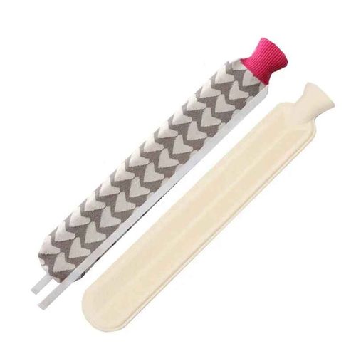 Bouillotte Longue Avec Couverture Souple Pour Femme,Sac D'eau Pour Le Cou,Pour Les Jambes Arrière Et La Taille,Utilisation Froide,1l,Cadeau De Lit Chaud Pour L'hiver #H