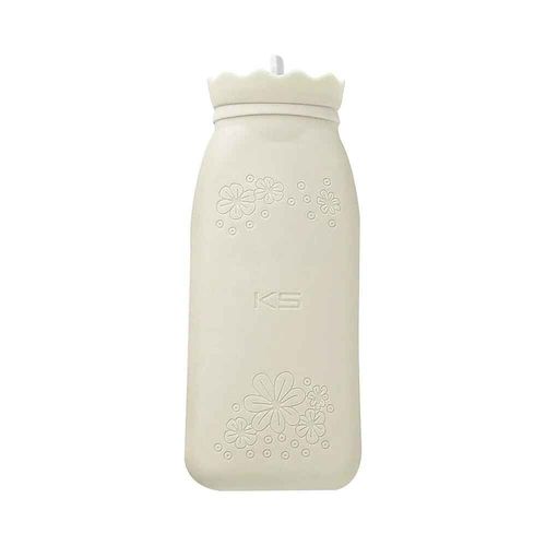Fzcspeed-Bouillotte En Silicone Micro-Ondable,Bouillotte,Thérapie Par Le Froid Chaud,Cadeaux Pour Adultes Et Enfants, - Type Yellow 650ml