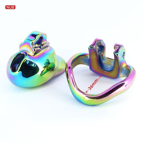 Dispositif De Chasteté Arc-En-Ciel,V3,Nub,Cock,Cage,New V3,The Nub Steel,Ver316chastity Jos Device,Jouets Bdsm - Type Cage No 1 Ring