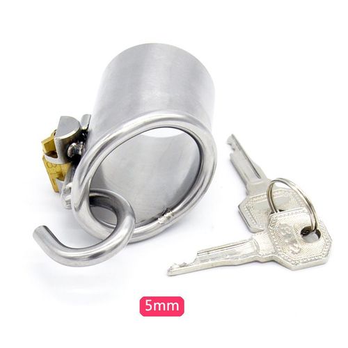 Piercing Pour Pénis Masculin En Acier Inoxydable,Verrouillage De Crevaison Pa,Cage À Coq De Bondage Bdsm,Dispositif De Chasteté,Jouets Sexuels Pour Hommes,Produit Pour Adul - Type A213-Hook Dia.5mm
