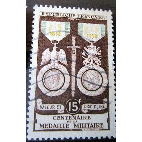 1952. F927: Centenaire De La Médaille Militaire.