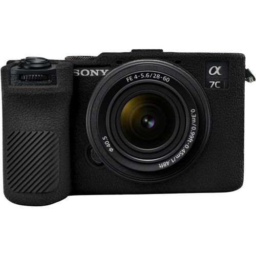 A7C II Étui de protection en silicone pour appareil photo Sony Alpha 7CII A7CR,Noir ,Étui pour appareil photo