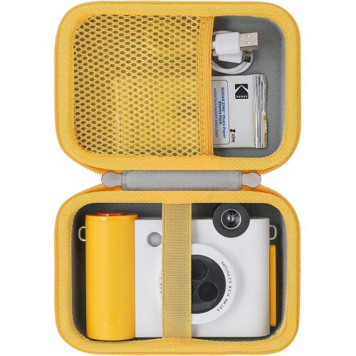Étui de Voyage Rigide pour Appareil Photo numérique Kodak Smile+ à Impression instantanée avec bandoulière,Housse de Protection Portable pour Impressions Photo 2 x 3(étui Uniquement).[G55]