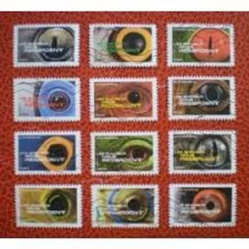 "Les Animaux Nous Regardent" (Yeux D'Animaux) Série Complète Année 2015 Autoadhésifs N° 1152 1153 1154 1155 1156 1157 1158 1159 1160 1161 1162 1163 Yvert Et Tellier