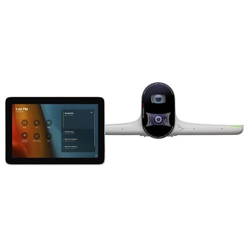 Poly Studio - Pour Microsoft Teams - Large Room Kit - kit de vidéo-conférence (caméra Poly Studio E70, contrôleur tactile Poly GC8) - Certifié pour Microsoft Teams - blanc